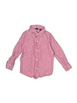 Janie And Jack Long Sleeve Button Down Shirt