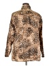 Westbound 100% Cotton Animal Print Brown Long Sleeve Blouse Size 2X - photo 2