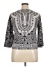 Take Two 100% Cotton Silver 3/4 Sleeve Blouse Size XL - photo 2