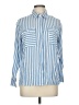 Assorted Brands Stripes Blue Long Sleeve Button-Down Shirt Size M - photo 1