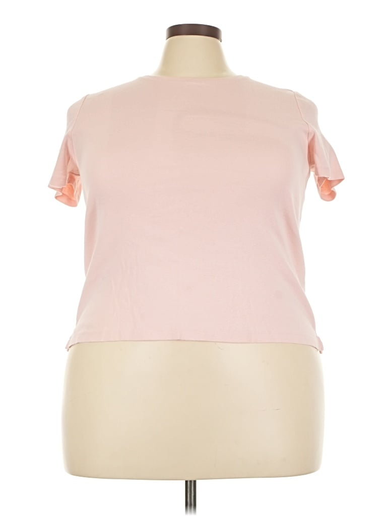 Pre-owned Talbots Outlet Short Sleeve T-shirt In Pink