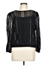 Broadway 38 Black Long Sleeve Blouse Size L - photo 1