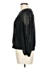 Broadway 38 Black Long Sleeve Blouse Size L - photo 5