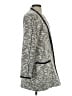 Rebecca Taylor Chevron-herringbone Gray Blazer Size 4 - photo 4