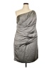 David's Bridal Metallic Silver Cocktail Dress Size 20 - photo 1