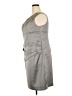 David's Bridal Metallic Silver Cocktail Dress Size 20 - photo 5