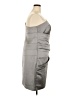 David's Bridal Metallic Silver Cocktail Dress Size 20 - photo 4