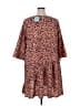 Hayden 100% Polyester Animal Print Brown Casual Dress Size 2X - photo 2