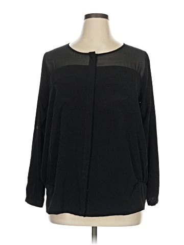 DKNY Jeans Long Sleeve Blouse (view 1)