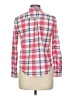 Joe Fresh Plaid Pink Long Sleeve Button-Down Shirt Size M - photo 2