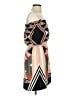 Express Outlet 100% Polyester Graphic Black Cocktail Dress Size S - photo 4