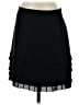 DKNYC 100% Polyester Solid Black Formal Skirt Size 4 - photo 1