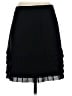 DKNYC 100% Polyester Solid Black Formal Skirt Size 4 - photo 2