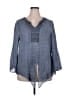 Spense Gray 3/4 Sleeve Blouse Size XXL - photo 1