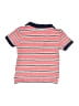 Janie and Jack 100% Cotton Stripes Pink Short Sleeve Henley Size 12-18 mo - photo 2