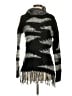 Venus 100% Acrylic Animal Print Black Turtleneck Sweater Size XS - photo 1