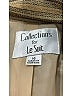 Le Suit Chevron-herringbone Gold Blazer Size 16 - photo 6