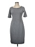 Loveappella Solid Gray Casual Dress Size M - photo 1
