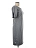 Loveappella Solid Gray Casual Dress Size M - photo 4