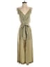 H&M 100% Polyester Solid Green Jumpsuit Size 2 - photo 1