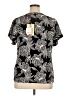 80 Park Black Short Sleeve Blouse Size 1X - photo 2