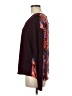 Unbranded Floral Burgundy Long Sleeve Top Size M - photo 5