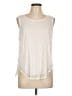 Jennifer Lopez 100% Rayon Ivory Sleeveless Top Size L - photo 1