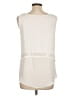 Jennifer Lopez 100% Rayon Ivory Sleeveless Top Size L - photo 2