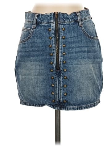 BCBGeneration Denim Skirt (view 1)