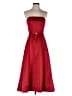 Michaelangelo 100% Polyester Solid Red Cocktail Dress Size 2 - photo 1