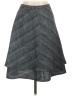 Karen Scott Chevron-herringbone Gray Formal Skirt Size 10 (petite) - photo 1