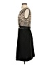 Max and Cleo Graphic Black Cocktail Dress Size 4 - photo 5