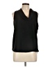 Zara Basic Black Sleeveless Blouse Size L - photo 1