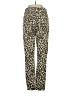 FRAME Denim Animal Print Gold Brown Casual Pants Size 27 waist - photo 2