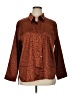 Umgee 100% Polyester Animal Print Brown 3/4 Sleeve Blouse Size XL - photo 1