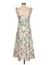 Prabal Gurung 100% Polyester Floral Tan Ivory Cocktail Dress Size 6 - photo 2