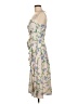 Prabal Gurung 100% Polyester Floral Tan Ivory Cocktail Dress Size 6 - photo 5