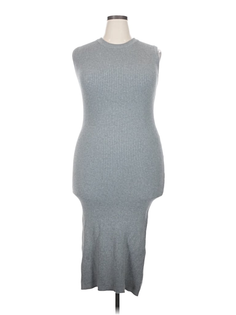Pre-owned Lovestitch Casual Dress In Gray