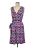 Donna Morgan Print Blue Cocktail Dress Size 8 (petite) - photo 1