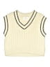 Zara Ivory Sweater Vest Size 11 - 12 - photo 1