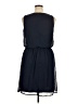 AB Studio 100% Polyester Solid Blue Casual Dress Size XL - photo 2
