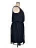 AB Studio 100% Polyester Solid Blue Casual Dress Size XL - photo 4