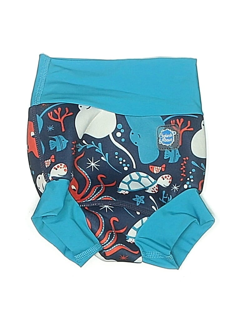 Pre-owned Splash About Babies' Rash Guard In Blue