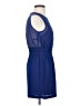 BCBGMAXAZRIA 100% Polyester Solid Blue Cocktail Dress Size XXS - photo 4