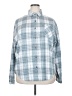 Unbranded Plaid Blue Long Sleeve Blouse Size 2X - photo 1