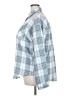 Unbranded Plaid Blue Long Sleeve Blouse Size 2X - photo 5