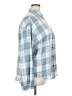 Unbranded Plaid Blue Long Sleeve Blouse Size 2X - photo 4