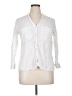 Zara White 3/4 Sleeve Button-Down Shirt Size XL - photo 1