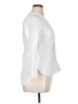 Zara White 3/4 Sleeve Button-Down Shirt Size XL - photo 4