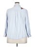 Torrid 100% Rayon Blue Long Sleeve Blouse Size 2X Plus (2) - photo 2